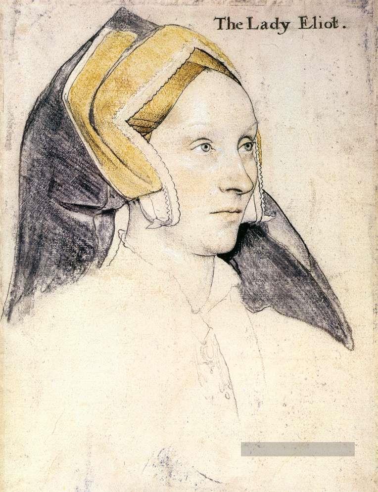 Lady Elyot Renaissance Hans Holbein le Jeune Peintures à l'huile